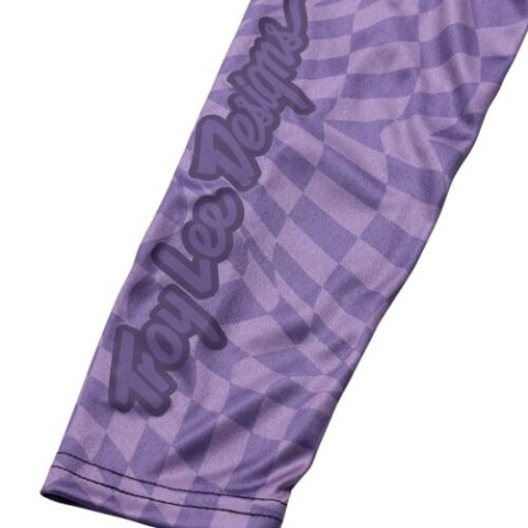 TLD KOSZULKA DAMSKA Z DŁUGIM RĘKAWEM LILIUM TWISTED CHECKERS DEEP PURPLE (35851601)