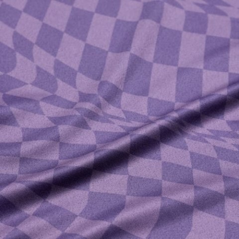 TLD KOSZULKA DAMSKA Z KRÓTKIM RĘKAWEM LILIUM TWISTED CHECKERS DEEP PURPLE (35751601)