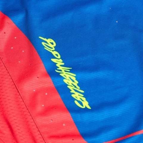 TLD KOSZULKA Z DŁUGIM RĘKAWEM SPRINT FIFTY-50 FIERY RED (32335600)