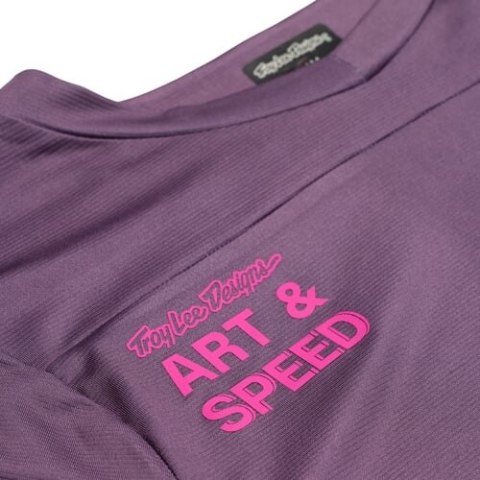 TLD KOSZULKA Z KRÓTKIM RĘKAWEM SKYLINE RADIOSCAPE DEEP PURP (31906101)