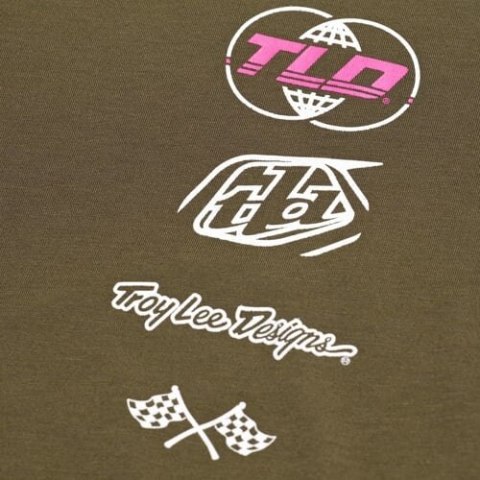 TLD KOSZULKA Z KRÓTKIM RĘKAWEM SKYLINE RIDE TEE WORLDWIDE CAPER (38214800)