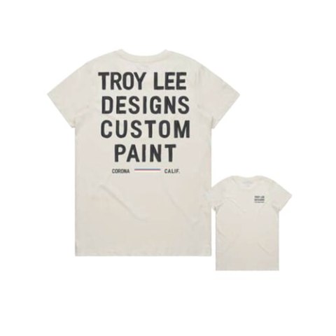 TLD T-SHIRT DAMSKI Z KRÓTKIM RĘKAWEM PAINT SHOP VINTAGE WHITE (75372900)