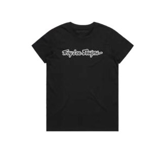 TLD T-SHIRT DAMSKI Z KRÓTKIM RĘKAWEM SIGNATURE BLACK (75391702)