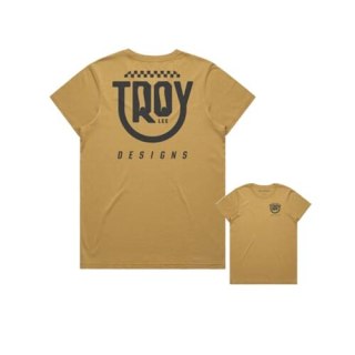 TLD T-SHIRT DAMSKI Z KRÓTKIM RĘKAWEM SMILEY GOLDEN (75376600)