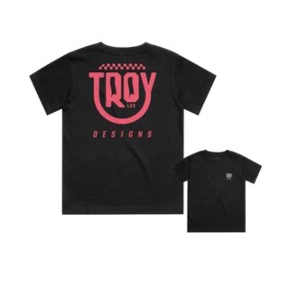 TLD T-SHIRT DZIECIĘCY Z KRÓTKIM RĘKAWEM SMILEY BLACK (72476600)