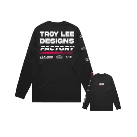 TLD T-SHIRT Z DŁUGIM RĘKAWEM FACTORY BLACK (72981801)