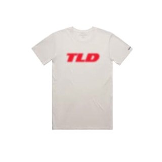 TLD T-SHIRT Z KRÓTKIM RĘKAWEM FADE OUT VINTAGE WHITE (70169201)