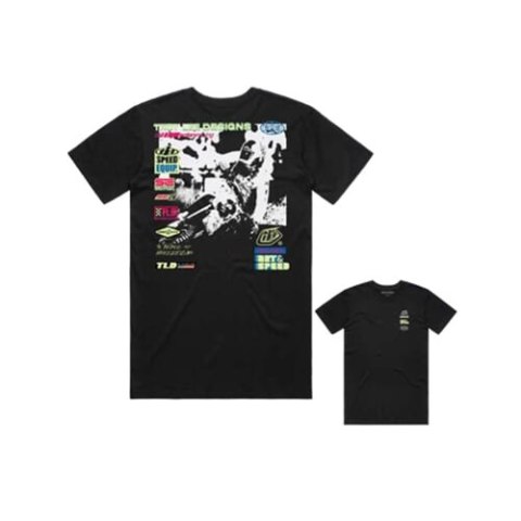 TLD T-SHIRT Z KRÓTKIM RĘKAWEM OVERLOAD BLACK (70125200)