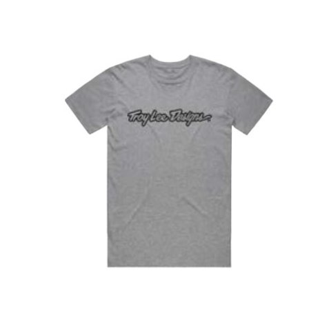 TLD T-SHIRT Z KRÓTKIM RĘKAWEM SIGNATURE GRAY HEATHER (70191705)