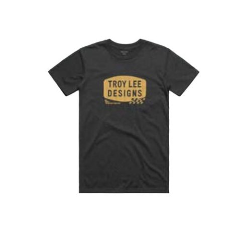 TLD T-SHIRT Z KRÓTKIM RĘKAWEM STAMP BLACK HEATHER (70189701)