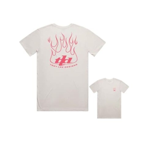 TLD T-SHIRT Z KRÓTKIM RĘKAWEM TORCHED VINTAGE WHITE (70121201)