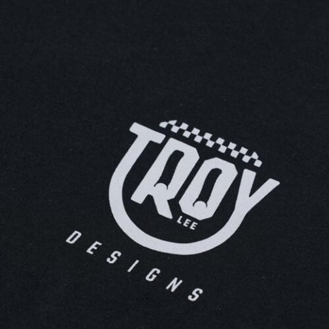 TLD T-SHIRT DAMSKI Z KRÓTKIM RĘKAWEM SMILEY BLACK (75376601)