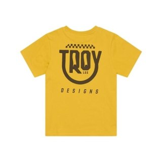 TLD T-SHIRT DAMSKI Z KRÓTKIM RĘKAWEM SMILEY GOLDEN (75376600)