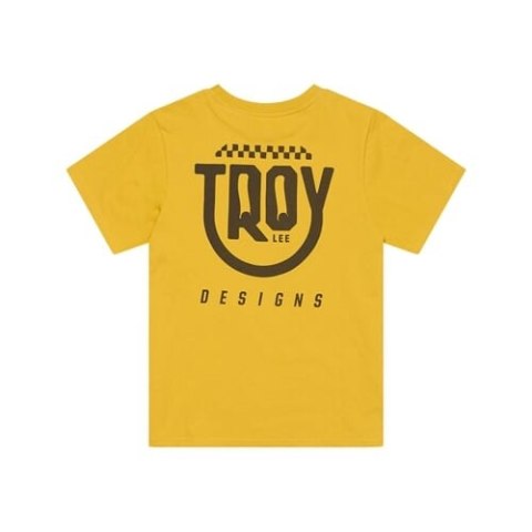 TLD T-SHIRT DAMSKI Z KRÓTKIM RĘKAWEM SMILEY GOLDEN (75376600)