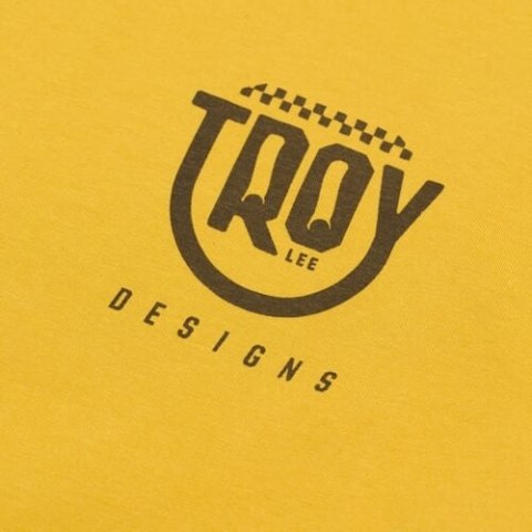 TLD T-SHIRT DAMSKI Z KRÓTKIM RĘKAWEM SMILEY GOLDEN (75376600)