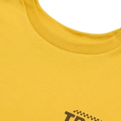 TLD T-SHIRT DAMSKI Z KRÓTKIM RĘKAWEM SMILEY GOLDEN (75376600)