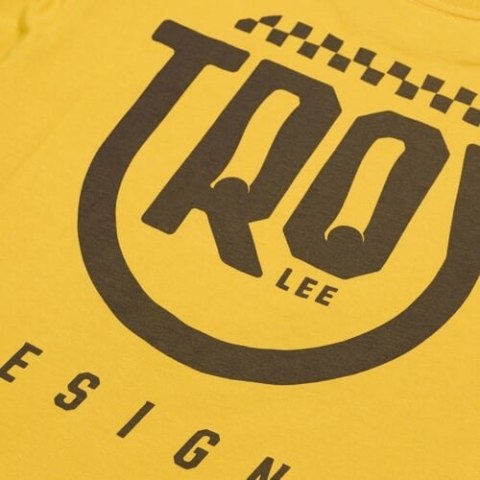 TLD T-SHIRT DAMSKI Z KRÓTKIM RĘKAWEM SMILEY GOLDEN (75376600)