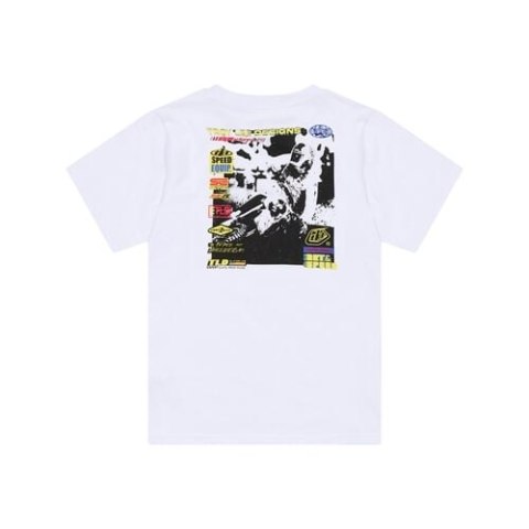 TLD T-SHIRT DZIECIĘCY Z KRÓTKIM RĘKAWEM OVERLOAD WHITE (72425201)