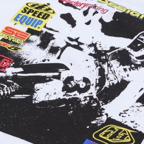 TLD T-SHIRT DZIECIĘCY Z KRÓTKIM RĘKAWEM OVERLOAD WHITE (72425201)