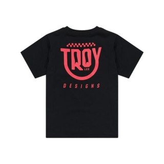 TLD T-SHIRT DZIECIĘCY Z KRÓTKIM RĘKAWEM SMILEY BLACK (72476600)