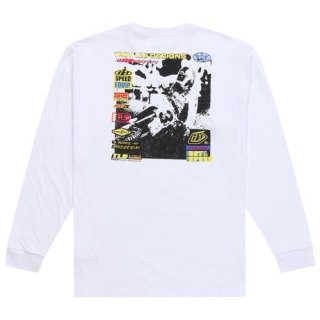 TLD T-SHIRT Z DŁUGIM RĘKAWEM OVERLOAD WHITE (72925201)