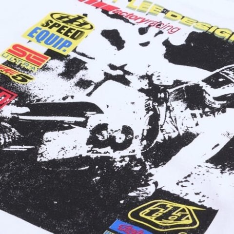 TLD T-SHIRT Z DŁUGIM RĘKAWEM OVERLOAD WHITE (72925201)