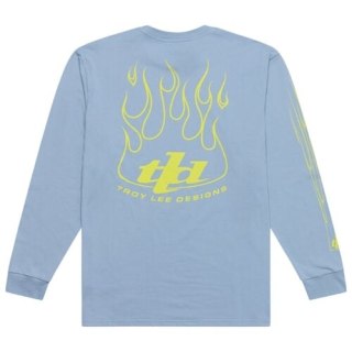 TLD T-SHIRT Z DŁUGIM RĘKAWEM TORCHED SMOKE BLUE (72921201)