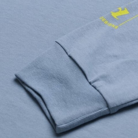TLD T-SHIRT Z DŁUGIM RĘKAWEM TORCHED SMOKE BLUE (72921201)