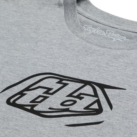 TLD T-SHIRT Z KRÓTKIM RĘKAWEM BADGE GRAY HEATHER (70156808)
