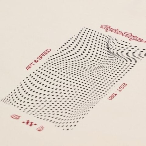 TLD T-SHIRT Z KRÓTKIM RĘKAWEM BOXED OUT VINTAGE WHITE (70156903)