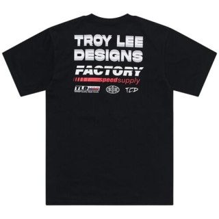 TLD T-SHIRT Z KRÓTKIM RĘKAWEM FACTORY BLACK (70181802)