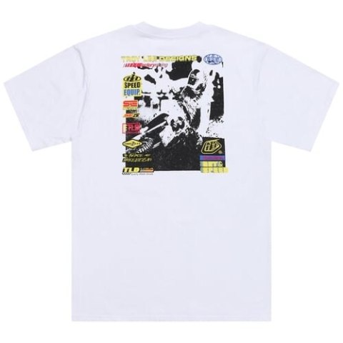 TLD T-SHIRT Z KRÓTKIM RĘKAWEM OVERLOAD WHITE (70125201)