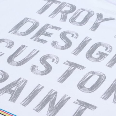 TLD T-SHIRT Z KRÓTKIM RĘKAWEM PAINT SHOP WHITE (70172900)