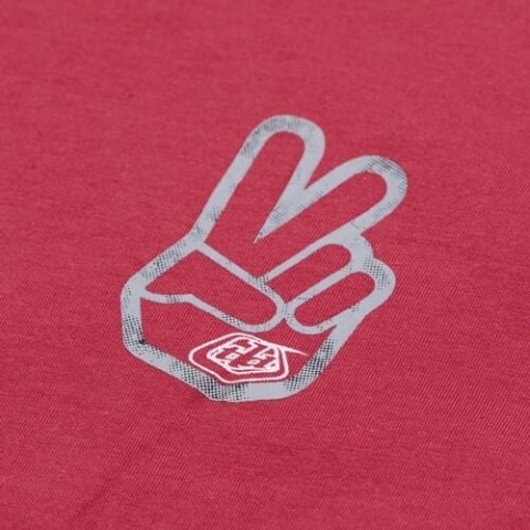 TLD T-SHIRT Z KRÓTKIM RĘKAWEM PEACE OUT FUCHSIA (70157307)