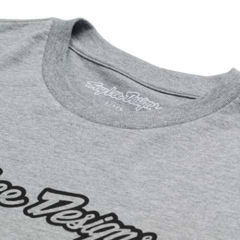 TLD T-SHIRT Z KRÓTKIM RĘKAWEM SIGNATURE GRAY HEATHER (70191705)