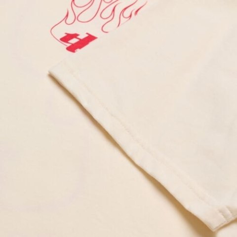 TLD T-SHIRT Z KRÓTKIM RĘKAWEM TORCHED VINTAGE WHITE (70121201)