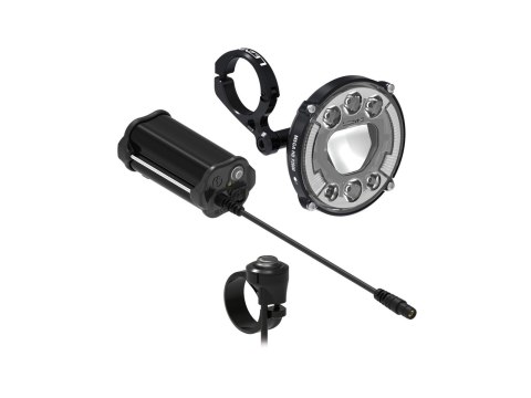 Lezyne Mega HB StVZO P2600 Loaded Kit, white light flat black, Y18