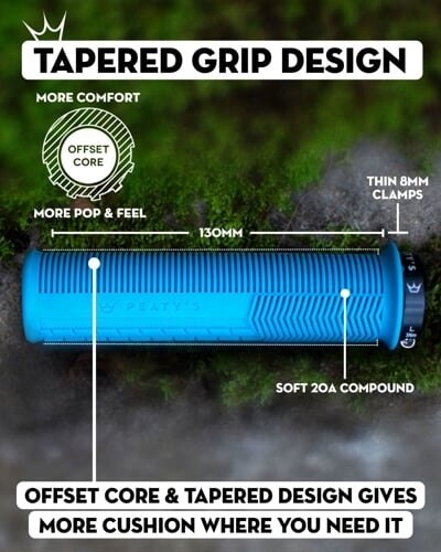 PEATY'S MONARCH GRIPY KNURL THICK GUM (PGM-KNL-THK-GUM-20)