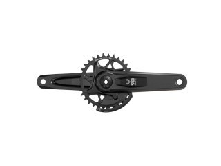 SRAM Kurbelgarnitur Eagle 90 DUB T-Type 170mm, 32T DM, schwarz ohne Innenlager, QF:174mm, CL55