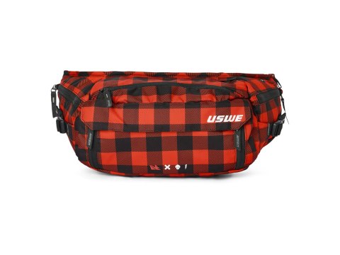 USWE Hip Back Waist 6L 6 liter, excl. Bladder flannel red