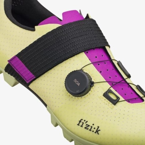 FIZIK BUTY VENTO FEROX CARBON LIME - PURPLE (VEX1WMR1C5C35)