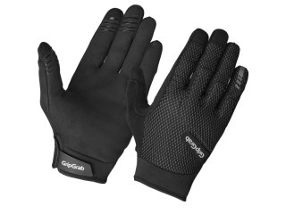 GripGrab Descent Guarded Full Finge Summer Gloves, black, XXL