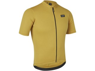 GripGrab EXPLR Merinotech Short Sle Jersey, Men's, XL, mustard yellow