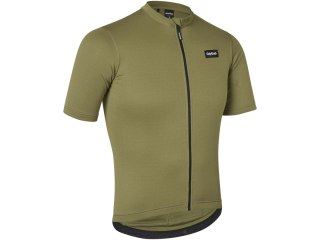 GripGrab EXPLR Merinotech Short Sle Jersey, Men's, M, olive green