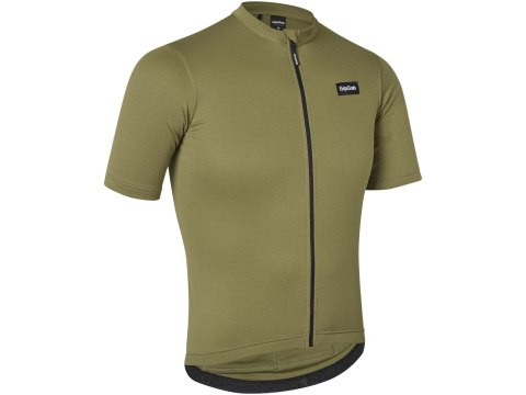 GripGrab EXPLR Merinotech Short Sle Jersey, Men's, M, olive green