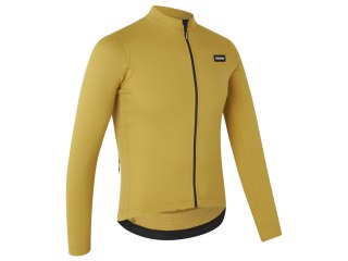 GripGrab EXPLR Merinotech Thermal Long Sleeve Jersey, Men's, L mustard yellow