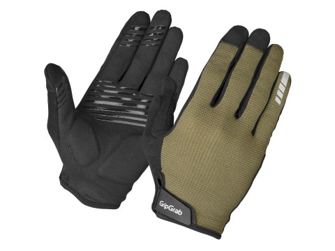 GripGrab EXPLR RC Max Padded Full F Summer Gloves, olive green, L