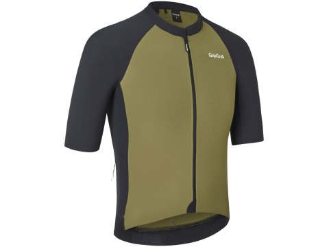 GripGrab Grinta Short Sleeve Jersey Men's, M, olive green