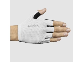 GripGrab PACR InsideGrip Short Fing Sommer Gloves, weiß, S