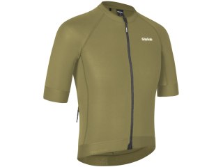 GripGrab PACR Short Sleeve Jersey Men's, S, olive green